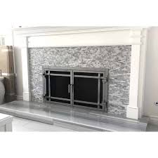 Glass Fireplace Doors Stop Updraft Heat Loss.